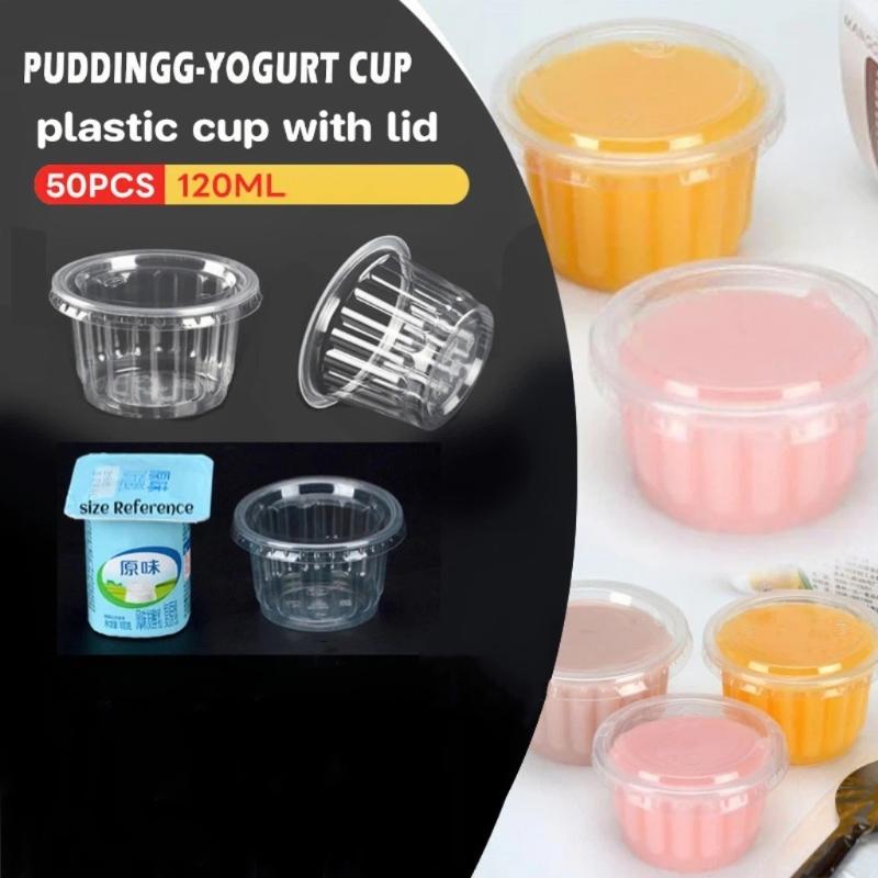 50Pcs Disposable Yogurt Cup Wi - Sauce Dipping Cup recension och pris