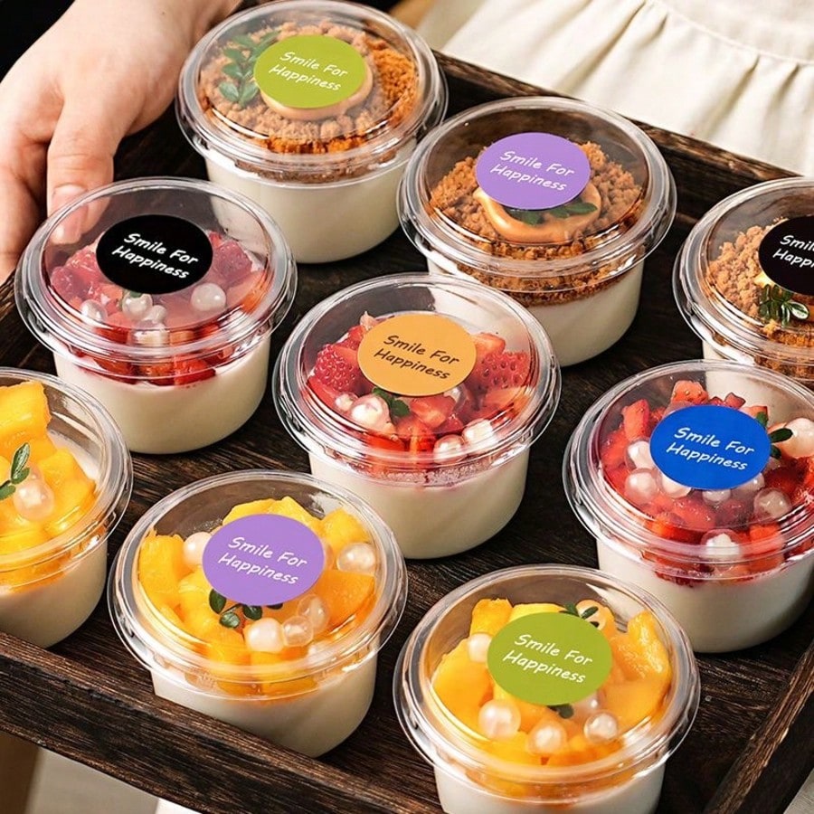 50/100PCS 250ML Disposable Pla - Sauce Dipping Cup recension och pris