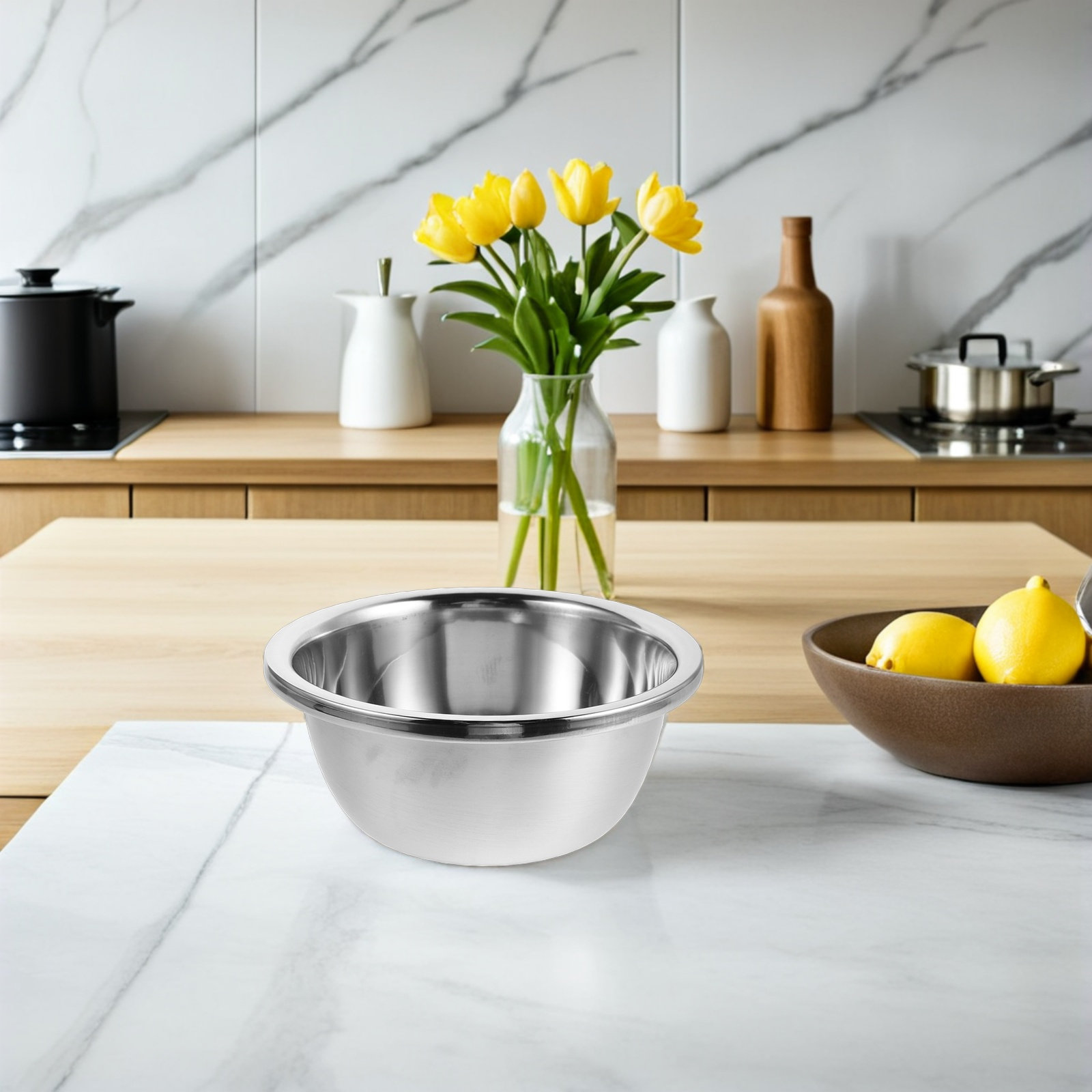 4Pcs Stainless Steel Mixing Bo - Meal Prep Kitchen recension och pris